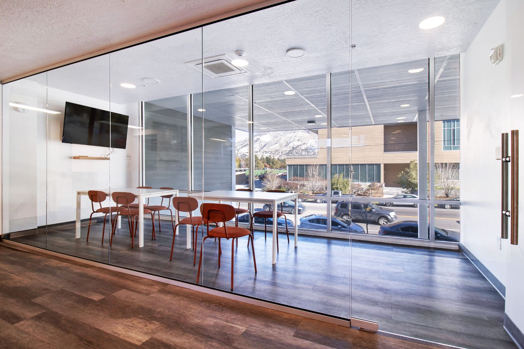 800 Block Logan, UT apartment exterior with landscaping and modern finish